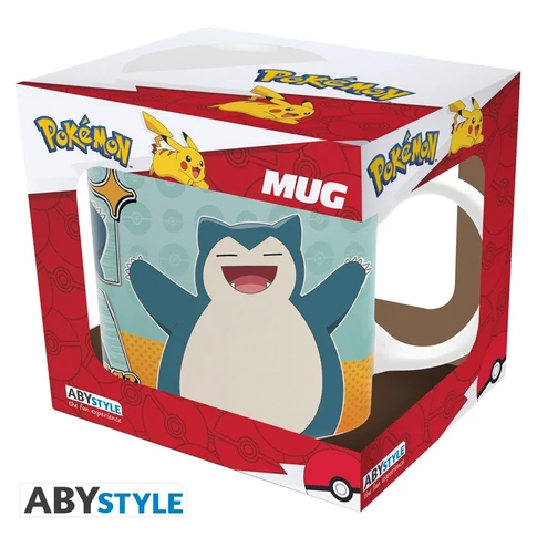 POKEMON - Bögre - 320 ml - Snorlax Comic Strip