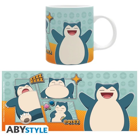 POKEMON - Bögre - 320 ml - Snorlax Comic Strip