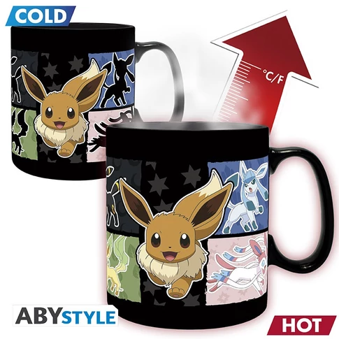 Pokemon hőre változó bögre 460 ml 