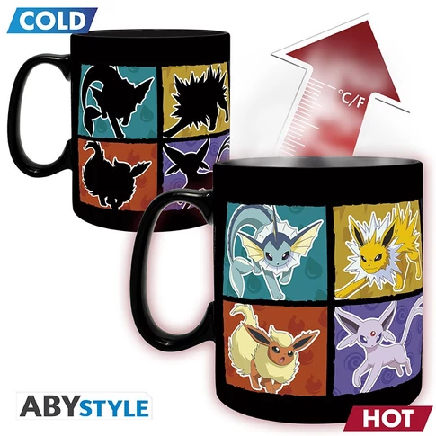 Pokemon hőre változó bögre – Power of Smile