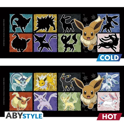 Pokemon hőre változó bögre – Power of Smile
