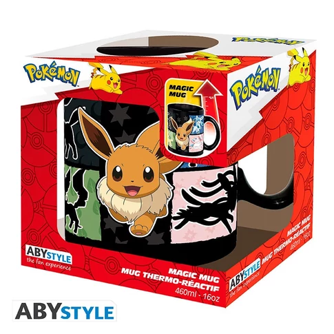Pokemon hőre változó bögre – Power of Smile