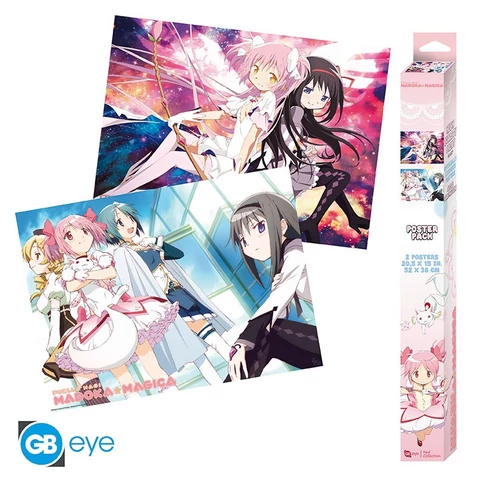 PUELLA MAGI MADOKA MAGICA - Set 2 Posters Chibi 52x38 - Series 1