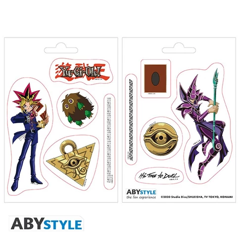YU-GI-OH! - Stickers - 16x11cm/ 2 sheets - Yugi & Dark Magician