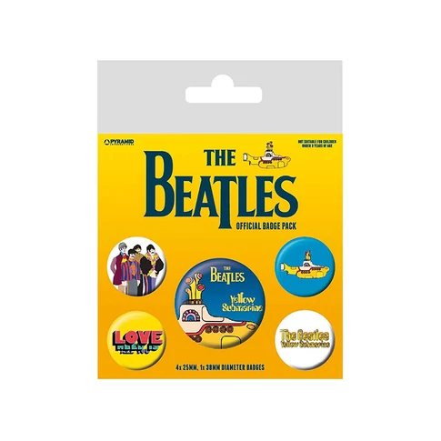the beatles yellow submarine badge pack 2 – Power of Smile