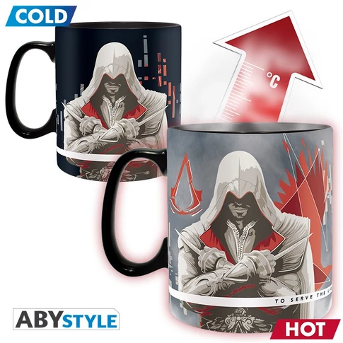 Assassin's Creed hőre változó bögre 460 ml 