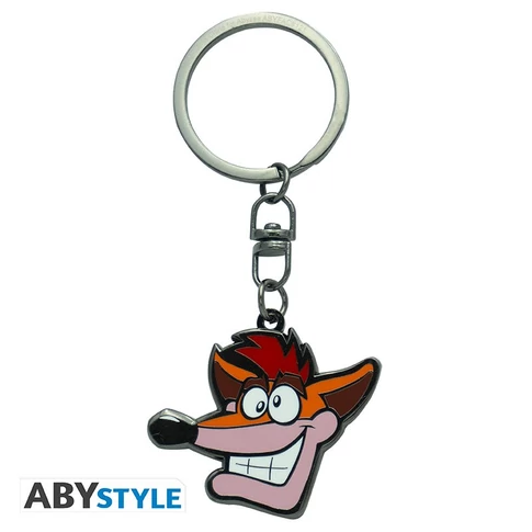 Crash Bandicoot fém kulcstartó 