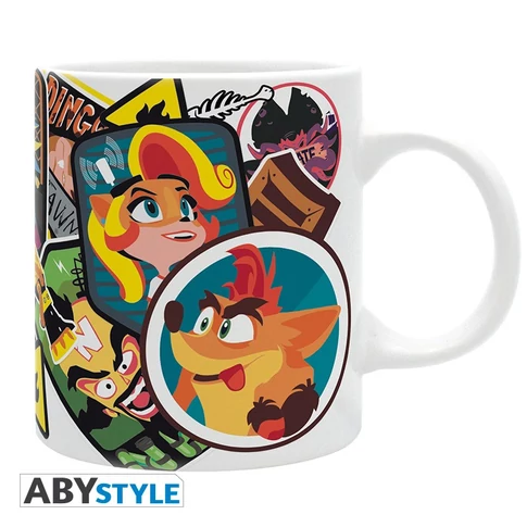 Crash Bandicoot bögre 320 ml 