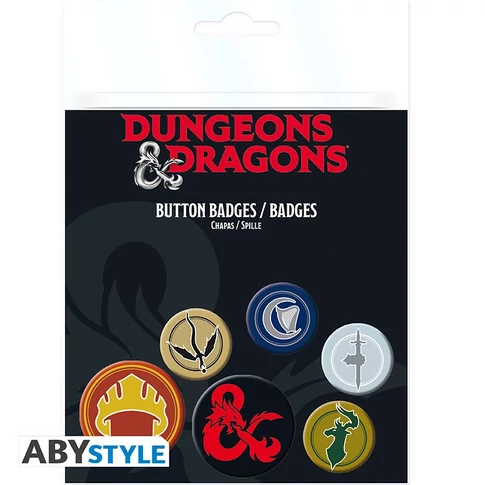 DUNGEONS & DRAGONS kitűző szett