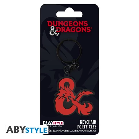 Dungeons & Dragons fém kulcstartó 