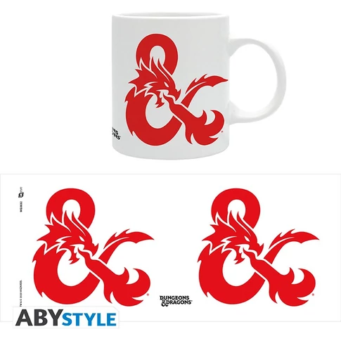 DUNGEONS & DRAGONS - bögre - 320 ml - Logo