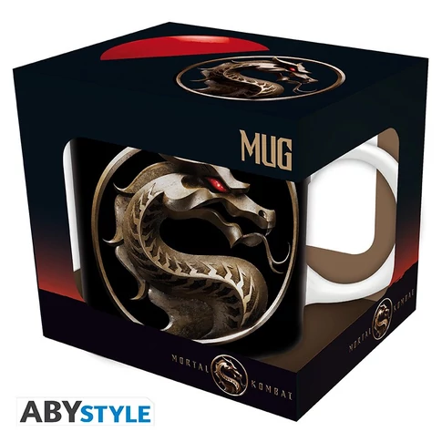 MORTAL KOMBAT - bögre - 320 ml - Logo