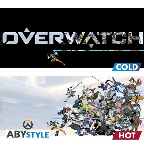 Overwatch hőre változó bögre  460 ml 