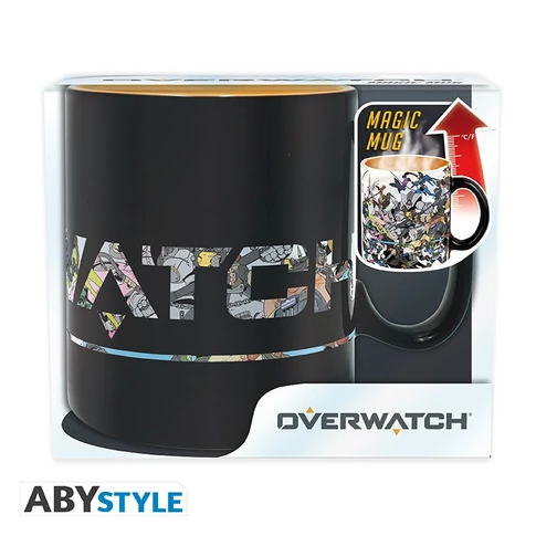 Overwatch hőre változó bögre  460 ml 