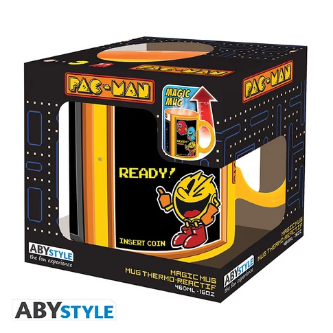 PAC-MAN - hőre változó bögre- 460 ml - Arcade