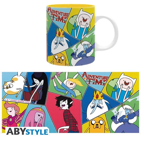 ADVENTURE TIME - bögre - 320 ml - Characters Group