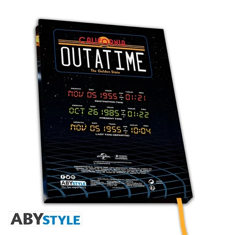 Back to the Future A5 jegyzetfüzet 