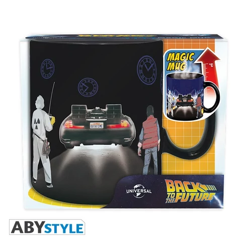 Back to the Future hőre változó bögre 460 ml 