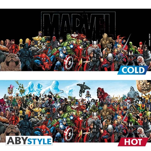 Marvel hőre változó bögre 460 ml 