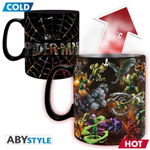 Marvel Spider-Man hőre változó bögre  460 ml 