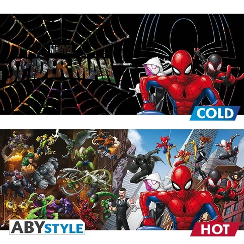 Marvel Spider-Man hőre változó bögre  460 ml 