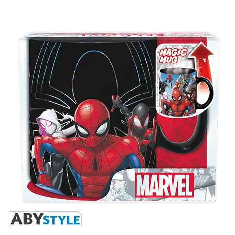 Marvel Spider-Man hőre változó bögre  460 ml 