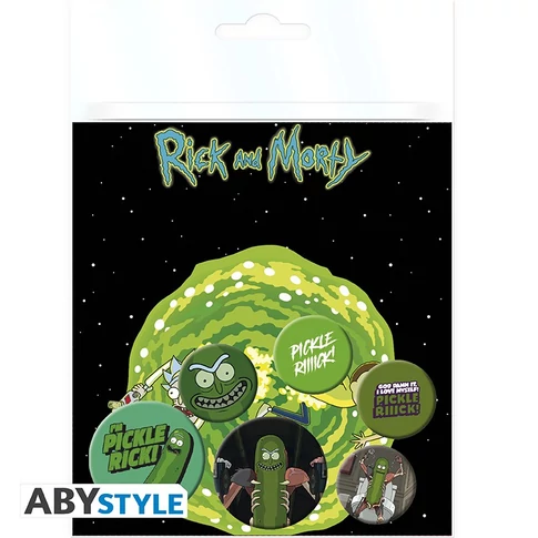 Rick and Morty kitűző szett 