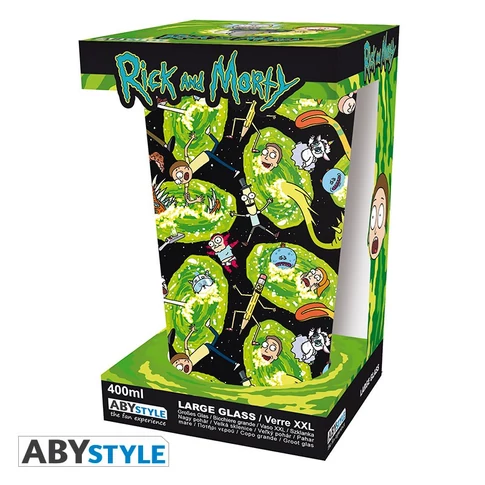 Rick and Morty pohár 400ml 