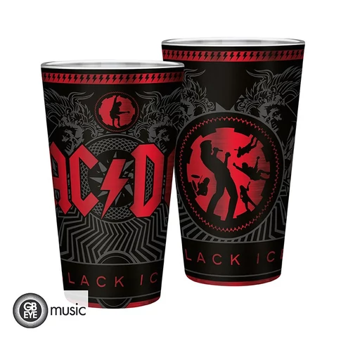 ac dc large glass 400ml black ice box x2 2 – Power of Smile