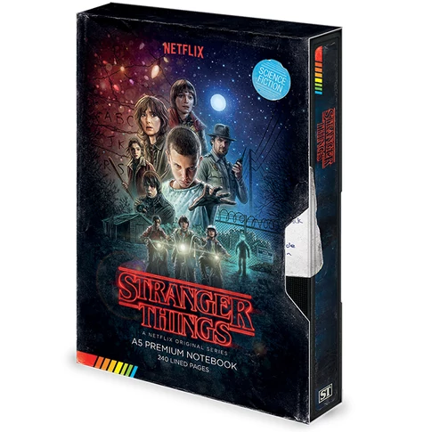 Stranger Things A5 prémium jegyzetfüzet