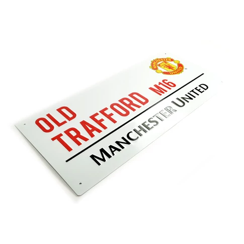 Man UTD fém utcatábla