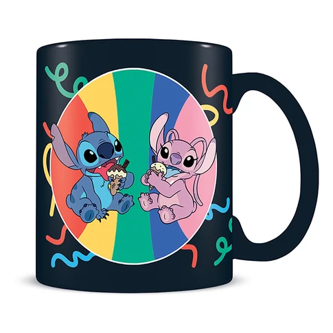Disney Lilo and Stitch bogre - Stitch es Angel fagylalttal