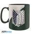 ATTACK ON TITAN - bögre - 460 ml - Emblem